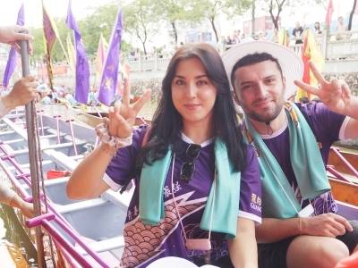 九江锦龙盛会，“洋扒丁”沉浸式体验传统龙舟文化