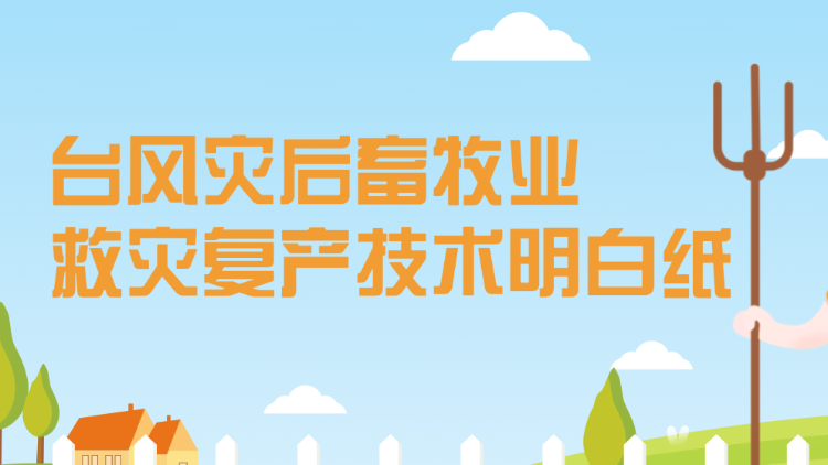 台风灾后畜牧业救灾复产技术明白纸