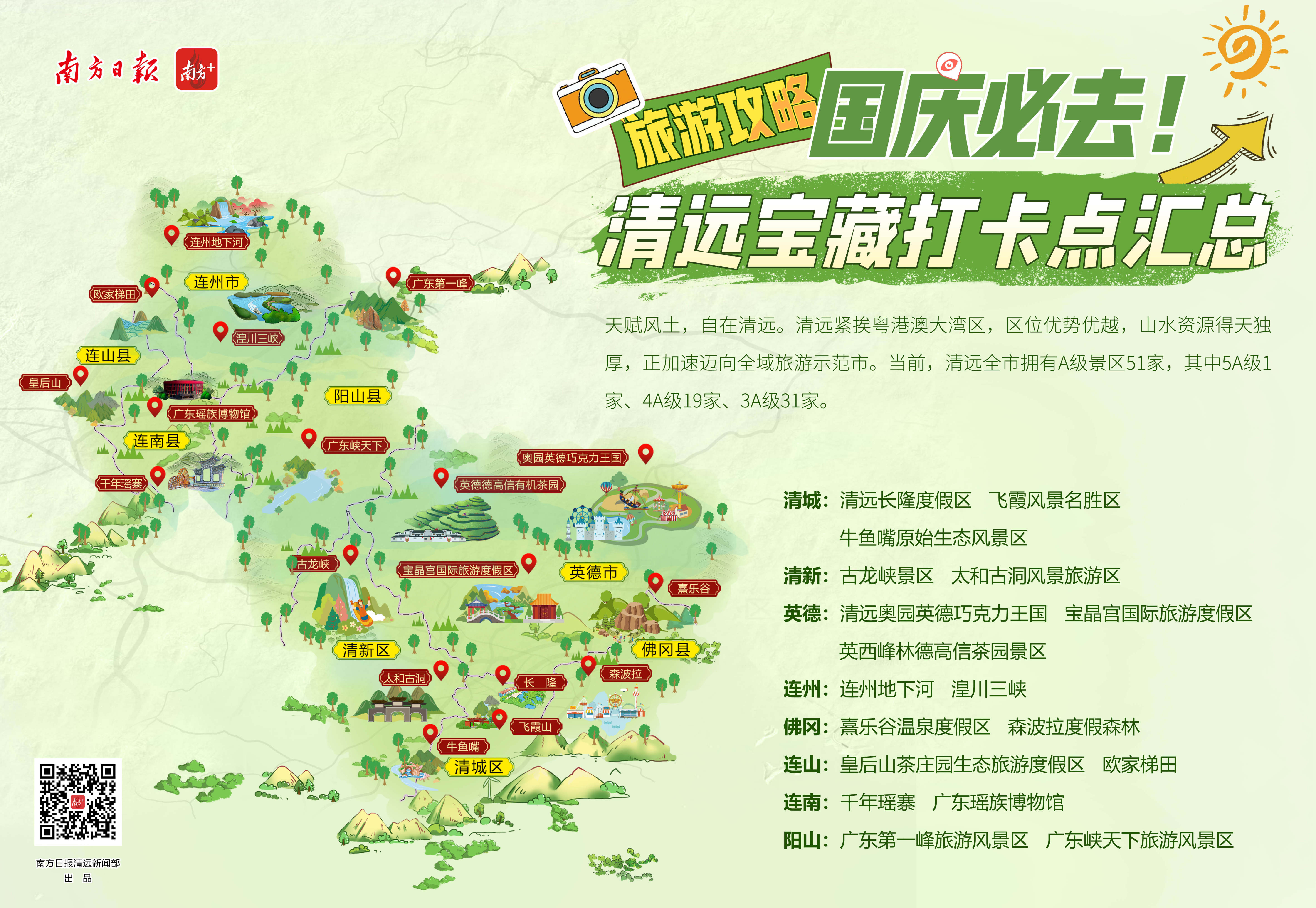 百万游客聚清远!假期清远接待游客超180万人次,同比增长28.49%_南方+_南方plus