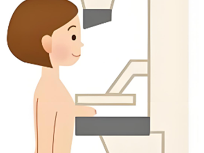 乳腺钼靶：夹胸