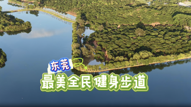 最美松湖｜东莞最美全民健身步道，就在松山湖