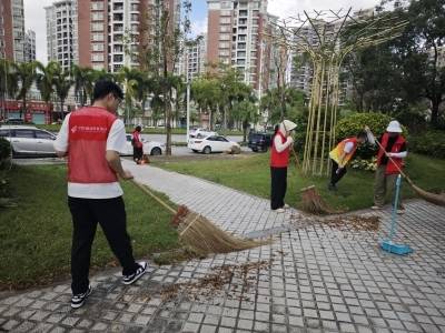 “邮”我同行！邮储银行阳江市分行开展“两清一灭”环境卫生大清扫