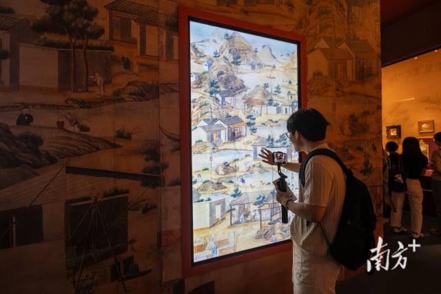 “互利天下：广东外贸一千年“展览展厅现场。
