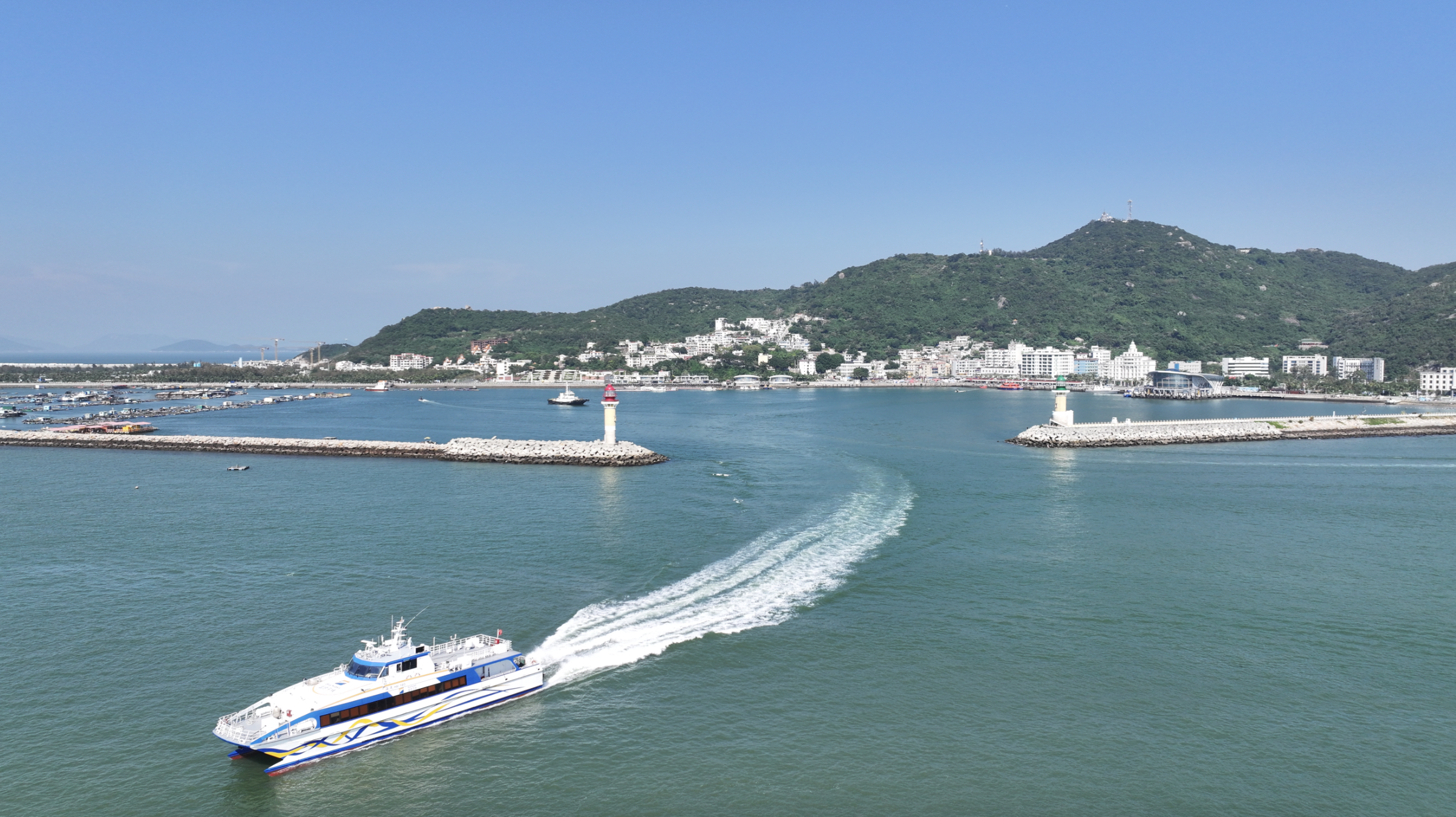 桂山岛文旅配套设施成熟。南方日报、南方+记者 关铭荣 摄 桂山岛文旅配套设施成熟。南方日报、南方+记者 关铭荣 摄