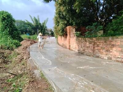 “太方便了！”兴宁市坭陂镇两条泥泞乡村公路实现硬底化，群众取名“天兴路”