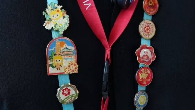 解锁广交会“大佬”！一身徽章=行走的简历