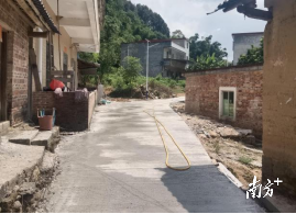 灯塔坪子村村道硬化后。下太镇供图 灯塔坪子村村道硬化后。下太镇供图