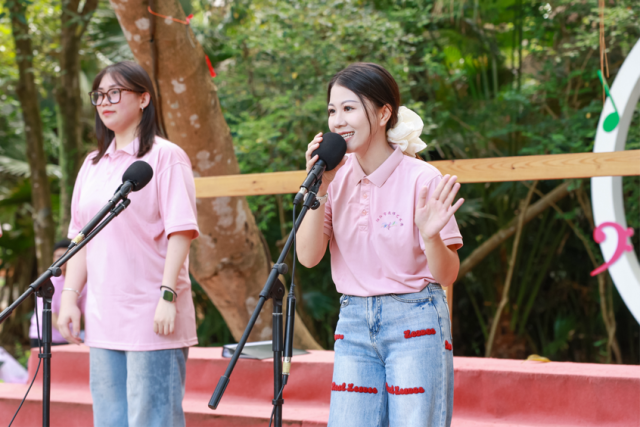 賴瑤參加公益演出。 受访者供图 賴瑤參加公益演出。 受访者供图