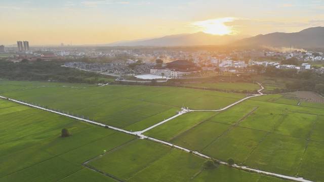 南雄灌区航拍图。