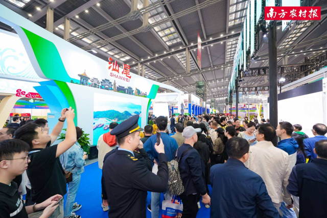 汕尾展区凭“食”力解锁深圳食博会流量密码。