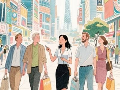 从逛会到逛城，他们带着空箱子来广州