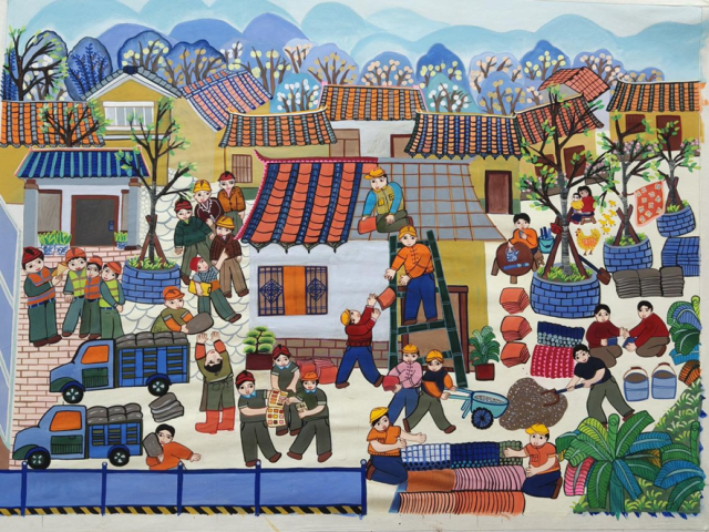 刘春梅笔下的龙门小青瓦。