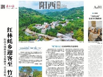 红林蚝乡迎客至 竹海摇翠富乡民｜速览《南方日报·阳西视窗》第203期