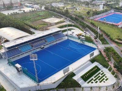 曲棍球之城迎全运，八天后云浮开杆！