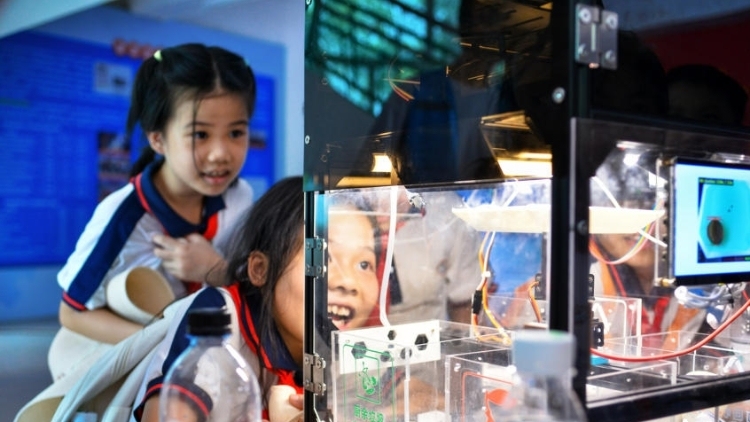 乡镇孩子遇见人工智能，眼里全是光