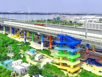 桥底换新装！“多彩高新沙·缤纷里”项目建成｜全运看南沙