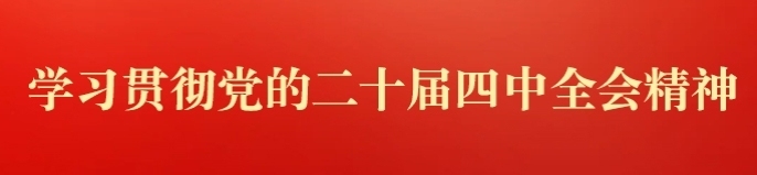 学习贯彻党的二十届四中全会精神
