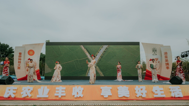 油茶产品展示秀精彩纷呈。