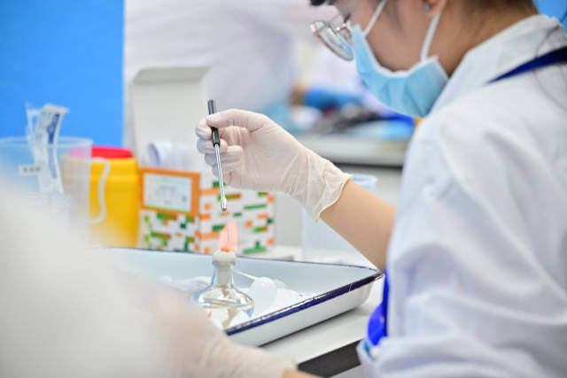 专业技能竞赛现场