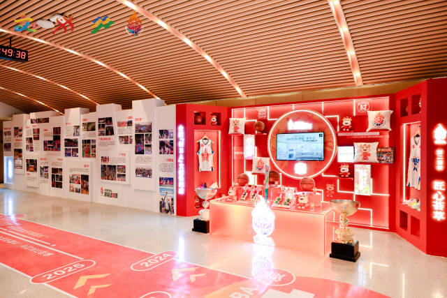 现场设置了全国“村BA”文创快闪店。