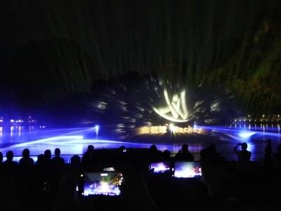 多图回顾！首场云浮山水光影展演上演，为十五运会添彩