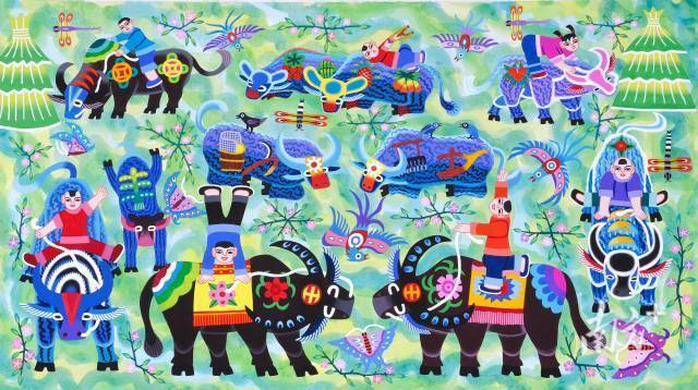 《牧童欢歌》曾宝田 《牧童欢歌》曾宝田