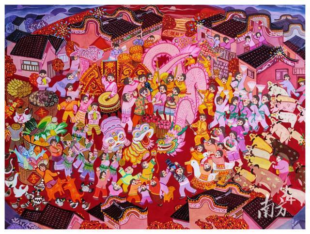 《舞龙舞狮庆丰年》潘结玲 《舞龙舞狮庆丰年》潘结玲