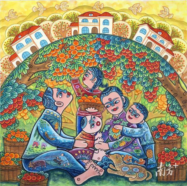 《果满园 幸福圆》骆雪芳 《果满园 幸福圆》骆雪芳