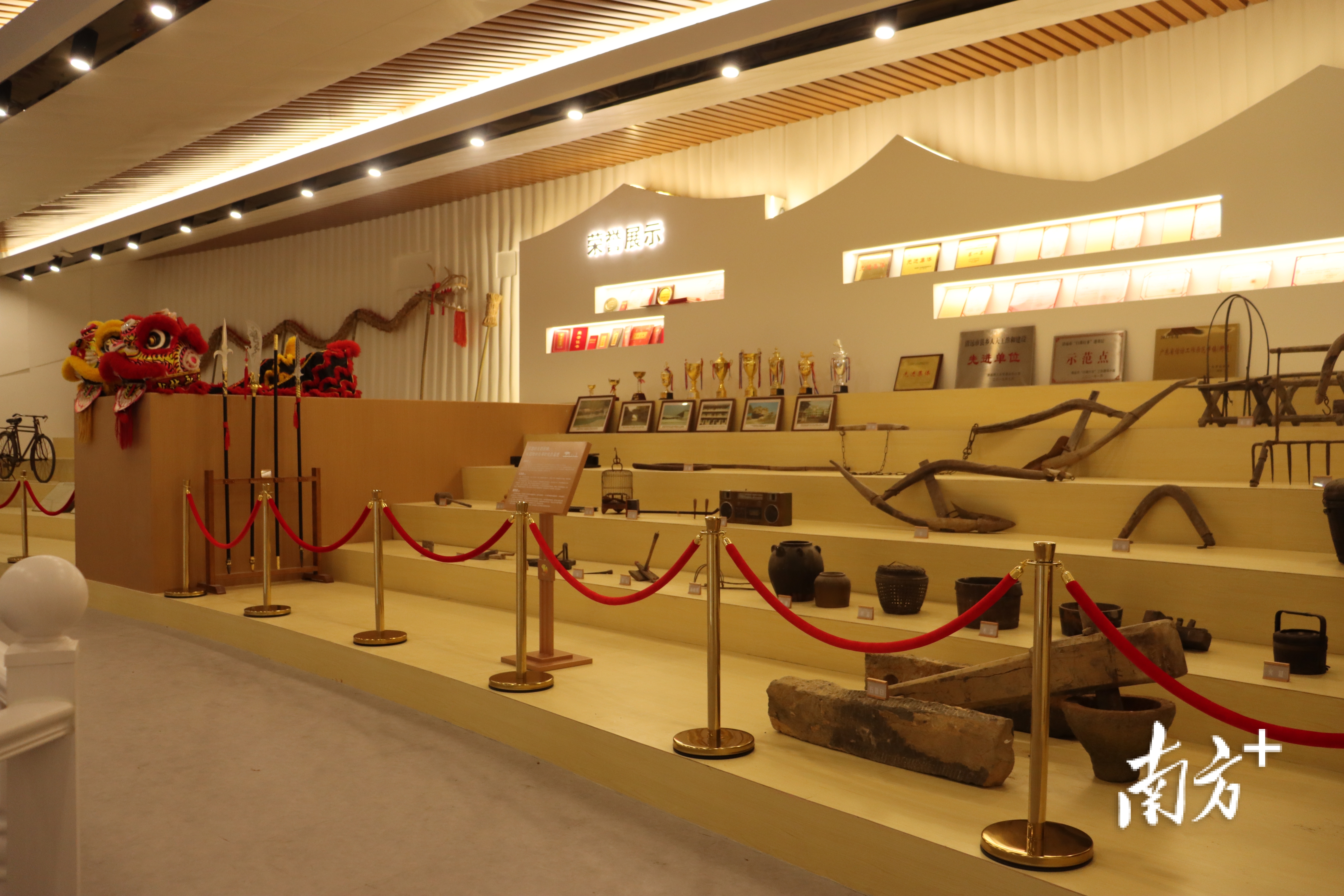 小江镇美丽圩镇客厅二楼展示区。小江镇 供图 小江镇美丽圩镇客厅二楼展示区。小江镇 供图