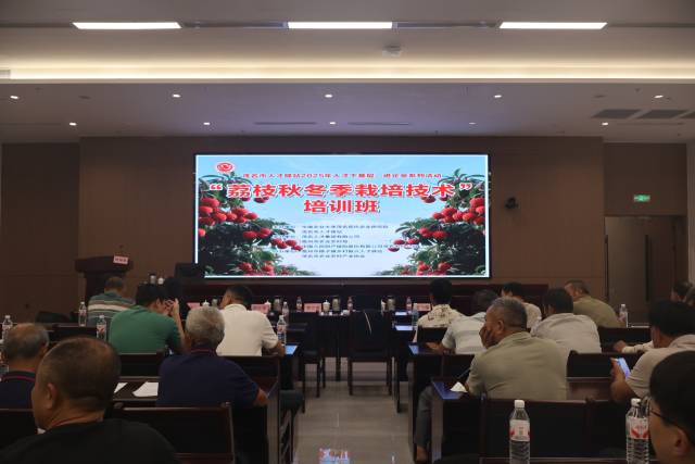 农技+金融，高州成功举办“荔枝秋冬季栽培技术”培训班