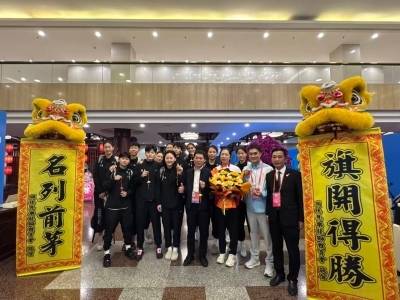 视频｜醒狮文创送好运！顺德花式迎接十五运会女篮队伍