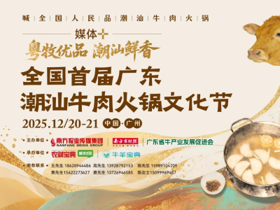 喊全国人民品潮汕牛肉火锅！“媒体+”赋能，全国首届广东潮汕牛肉火锅文化节将于12月举办