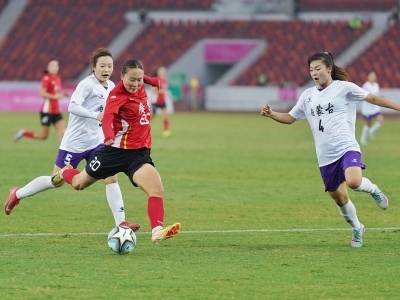 5：0，全运会广东女足取得“开门红”