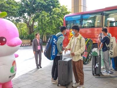 主角们来了！全国网球健儿陆续抵达横琴备战十五运会