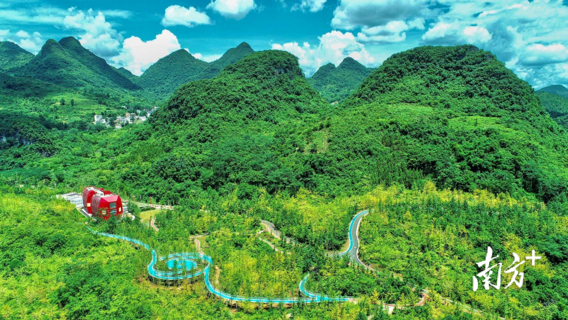 清远市连南县万山朝王绿美点。通讯员 林荫 供图