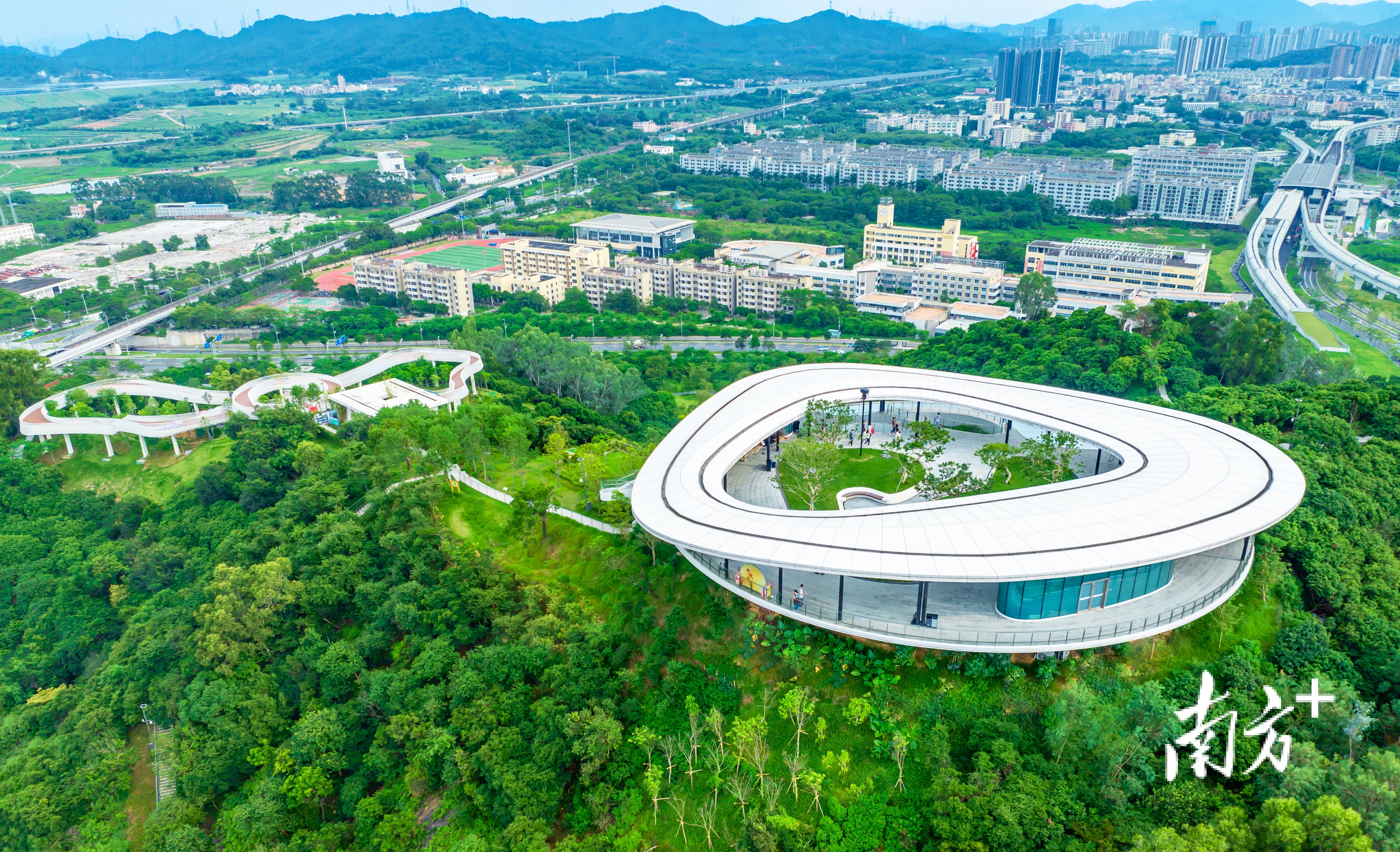 深圳市光明区科学公园绿美点。通讯员 林荫 供图