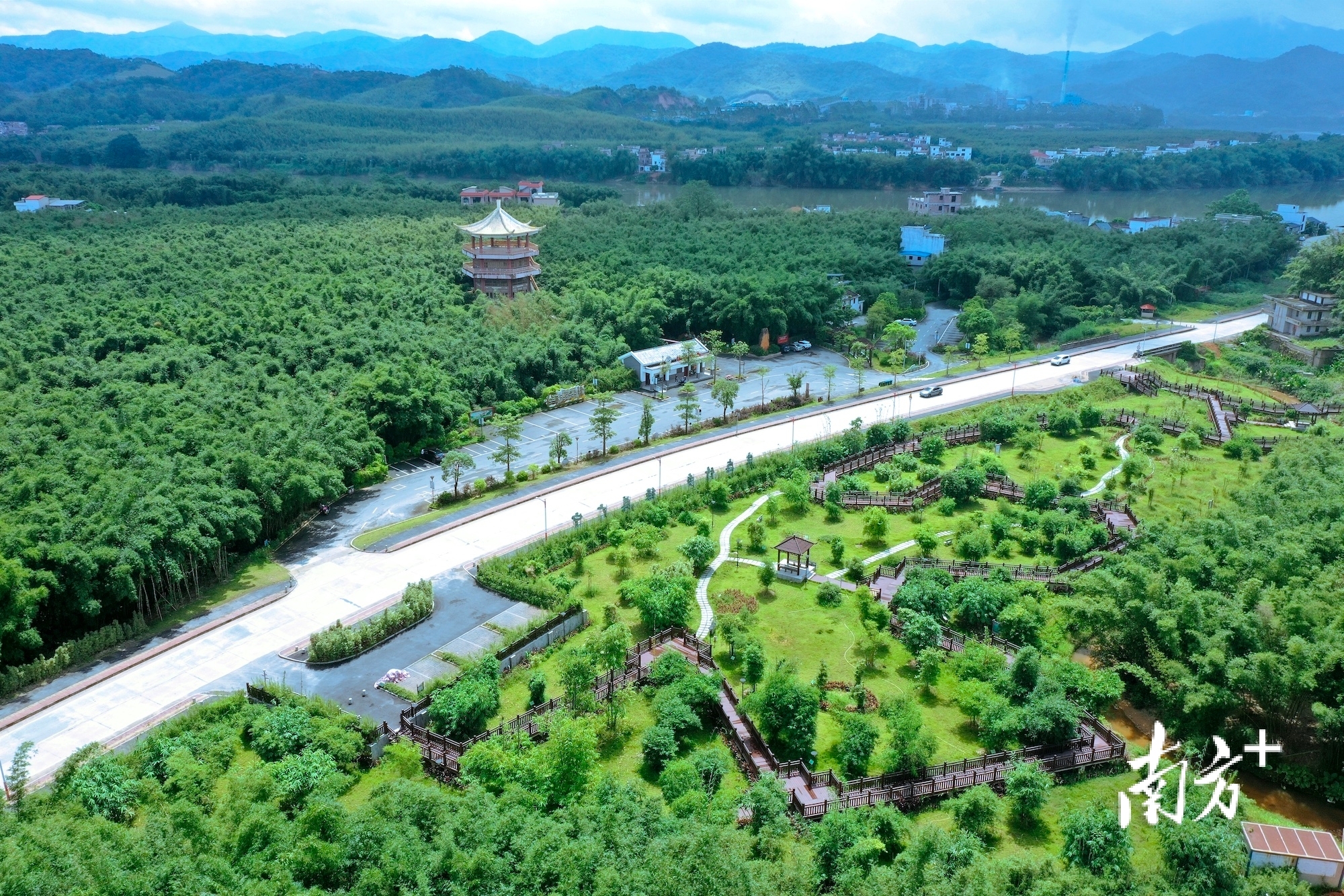 肇庆市广宁县竹海罗锅绿美点。通讯员 林荫 供图