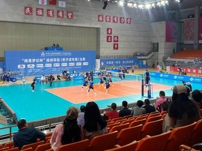 视频｜火热开赛！十五运会男排成年组小组赛在江门台山打响