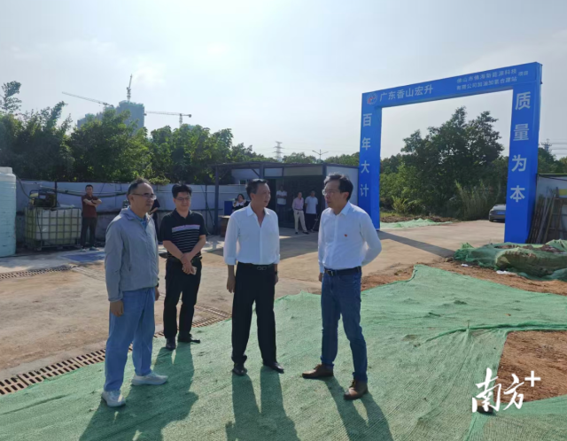 该项目为西樵镇首个集加油、加氢、充电于一体的综合能源站。