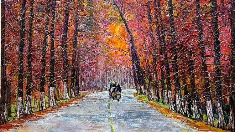 图集 | 阳东区这个油画展静静诉说“往时的路”