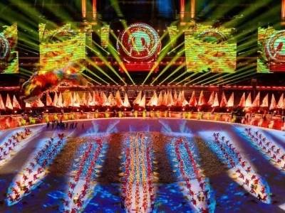 “白云元素”亮相全运会开幕式！石门鸦岗龙狮抖擞精神