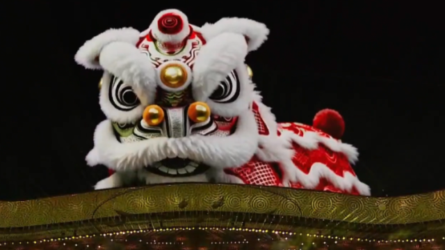 超燃！狮跃东方，全运开场，这支表演队伍来自广州天河