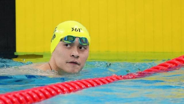 孙杨：希望继续用热爱和精神为游泳项目贡献一些自己的力量