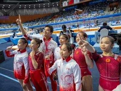 十五运会体操成年组广东女队预赛第二晋级！队员：有信心卫冕
