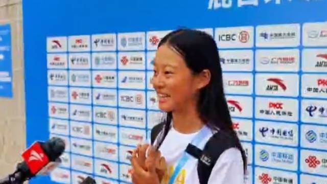 奥运小将郑好好获十五运会铜牌：享受比赛，朋友相聚很欢乐