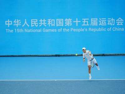 商竣程唐锦鹏老友对决！十五运会网球青年男子团体决赛开战