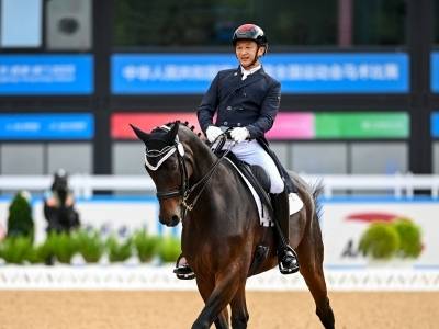 2枚铜牌！肇庆马术运动员顾兵完成十五运会之旅