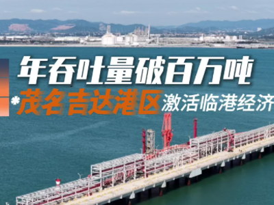 年吞吐量突破百万吨，茂名吉达港区激活临港经济｜响亮打卡