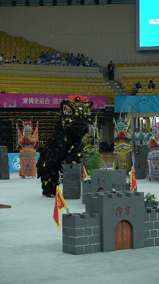 图集 | 表情包GET！十五运会赛场最萌龙狮逐个看