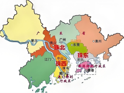 珠三角地图